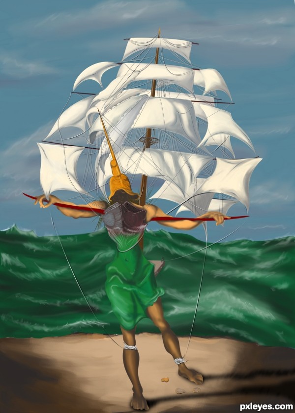 Creation of sail: Final Result